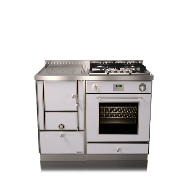 Cuisinière à bois RE 105 combi sans four RIZZOLI Standard Noir