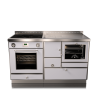 Cuisinière à bois RE 140 combi avec four RIZZOLI Standard Noir