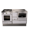 Cuisinière à bois RE 150 combi avec four RIZZOLI Standard Noir